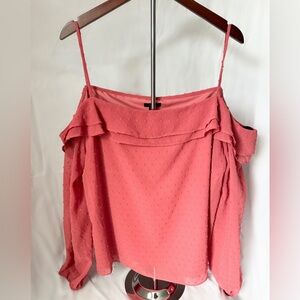 Ann Taylor Open Shoulder Blouse
